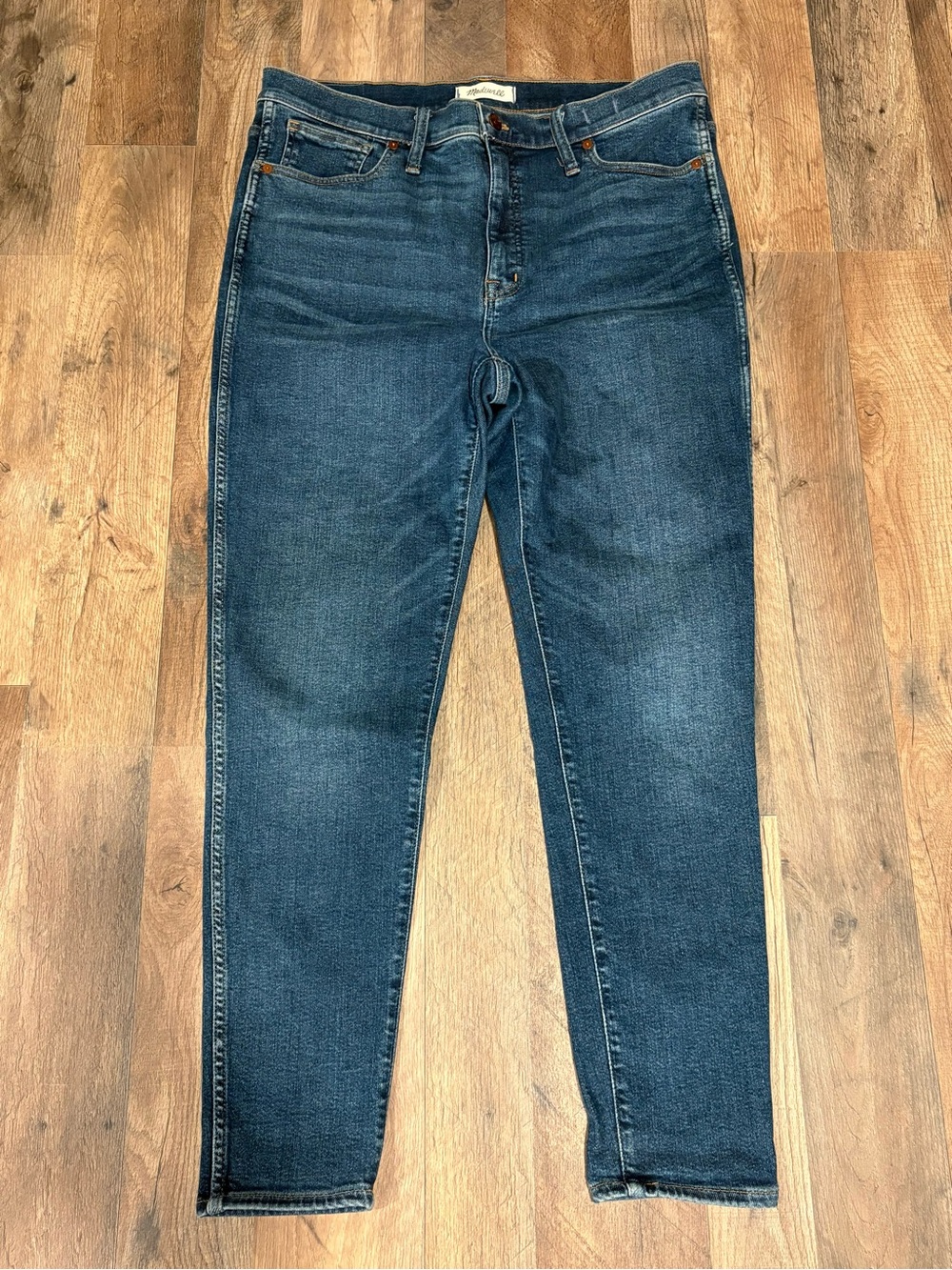 Madewell Women’s 10” High-Rise Dark Blue Skinny Jeans size 32